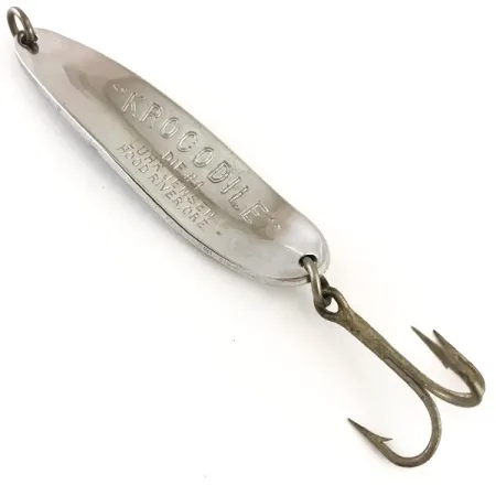 Luhr Jensen Krocodile Die #4 Ondulante, Nickel/Blu-Verde, 19g, #4804