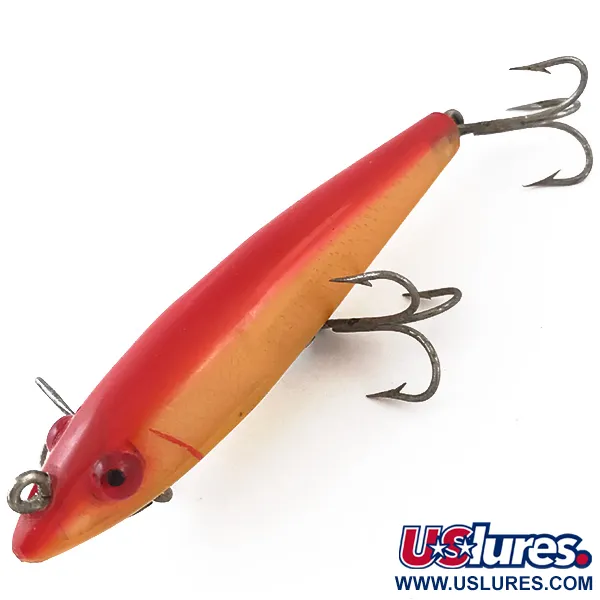 L&S MirrOlure Walker, Rosso/Giallo, 11g, Esca di superficie, #4823