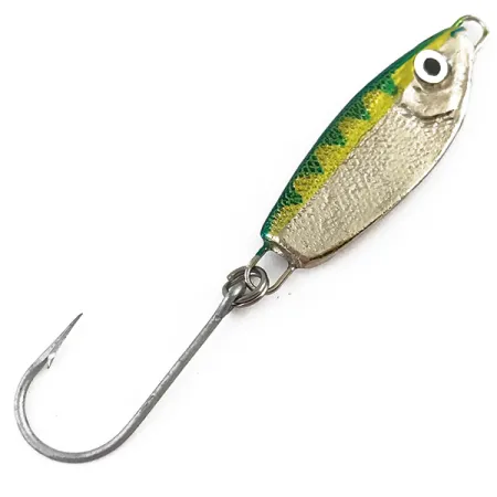 Luhr Jensen Crippled Herring Jig, Persico, 7g, Nickel martellato, #4857