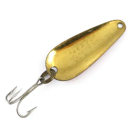Nebco FlashBait 366 Cucchiaino, Rosso / Bianco / Ottone, 1,9 g, #4876