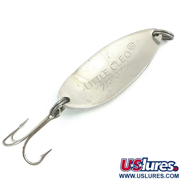 Acme Little Cleo Glow Ondulante, Bianco/Verde/Nickel, 19g, Glow, #4911