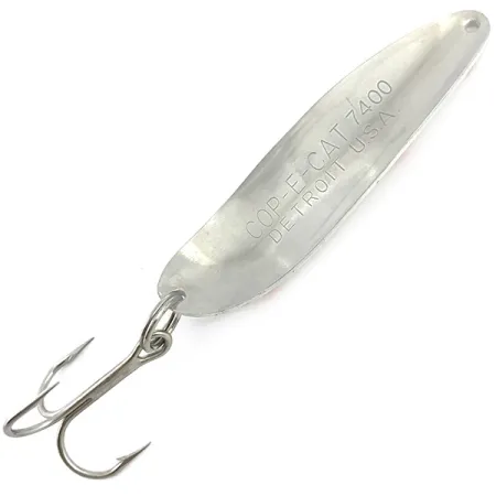 Eppinger Dardevle Cop-E-Cat 7400 Ondulante, Bianco/Nickel/Rosso UV, #4915