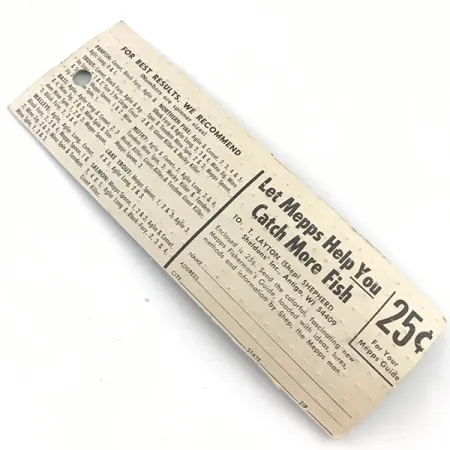 Mepps Aglia 0 Cucchiaino, Oro, 2,5g, Vintage, #4921