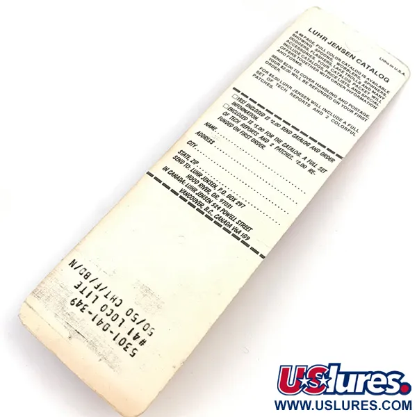 Luhr Jensen Loco Lite UV Ondulante, Rosso/Giallo/Nero, 14g, UV, #4927