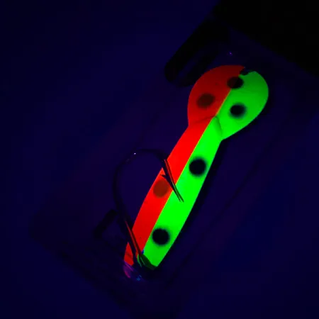 Luhr Jensen Loco Lite UV Ondulante, Rosso/Giallo/Nero, 14g, UV, #4927