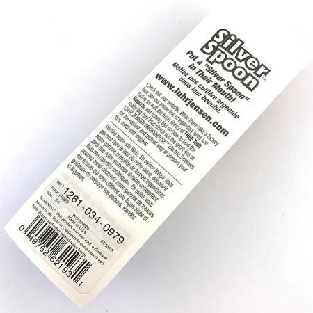 Luhr Jensen Weedless Silver Spoon UV, Fire Tiger, 17g, Ondul., #5796