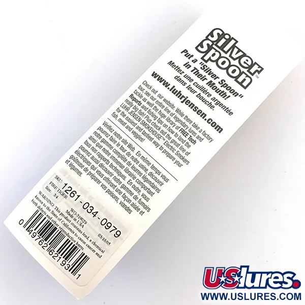 Luhr Jensen Weedless Silver Spoon UV, Fire Tiger, 17g, Ondul., #5796