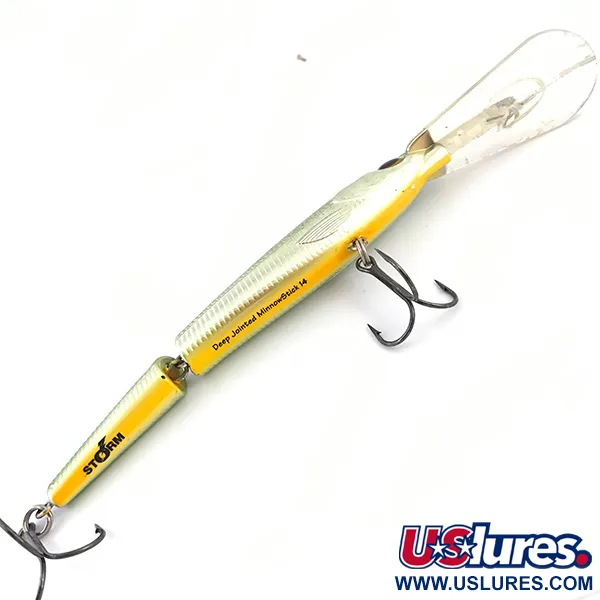 Storm Deep Jointed Minnow Stick 14 Minnow, Verde, 25g, Snodato, #4942