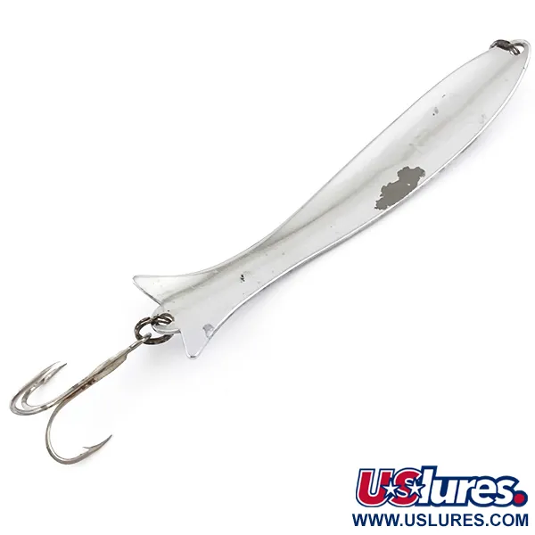 Mooselook wobbler Ondulante, Nickel, 28g, Coda doppia pinna, #4946