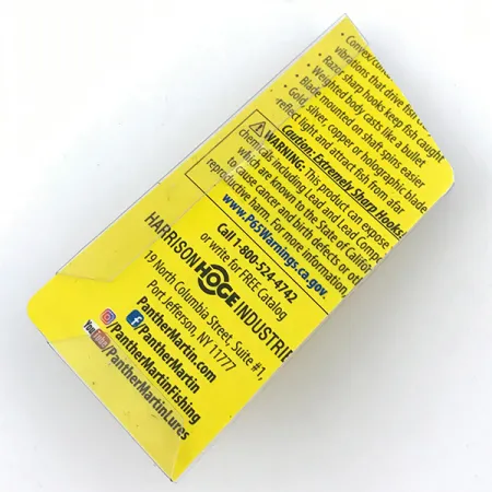 Panther Martin 6 Cucchiaino, Fire Tiger, 6g, Montaggio in asse, #5009