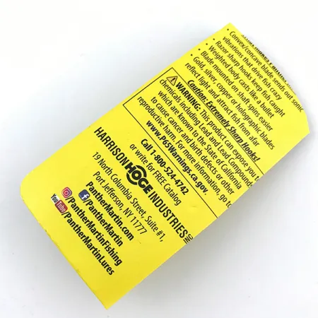 Panther Martin 6 Cucchiaino, Fire Tiger, 6g, Paletta in-line, #5001