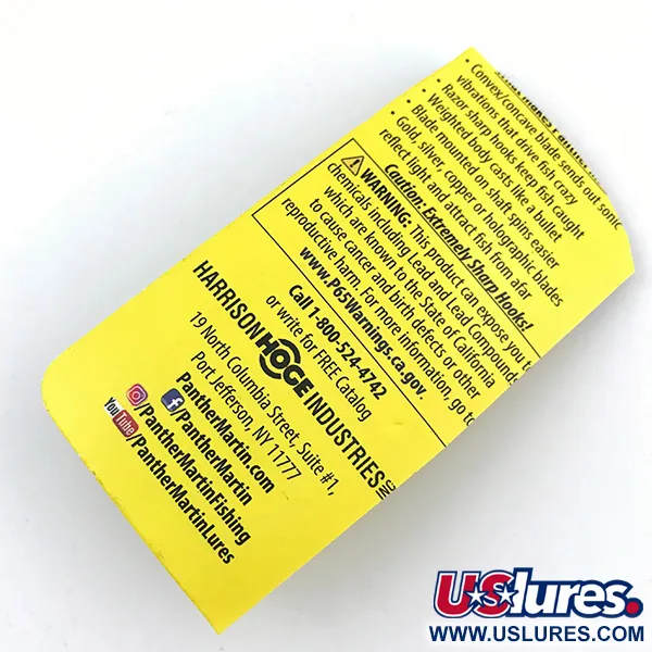 Panther Martin 6 Cucchiaino, Fire Tiger, 6g, Paletta in-line, #5001