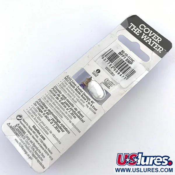 Blue Fox Super Vibrax 1 Cucchiaino, Argento, 4g, Corpo Campana, #5003