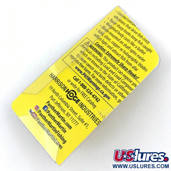 Cucchiaino Panther Martin 4, Trota Blu, 4g, Olografico, #5007