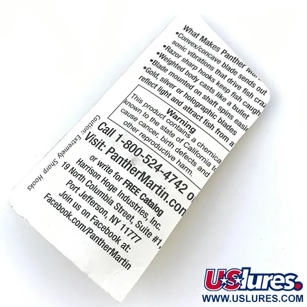 Panther Martin 4 Cucchiaino, Blue Trout, 4g, asse passante, #5012