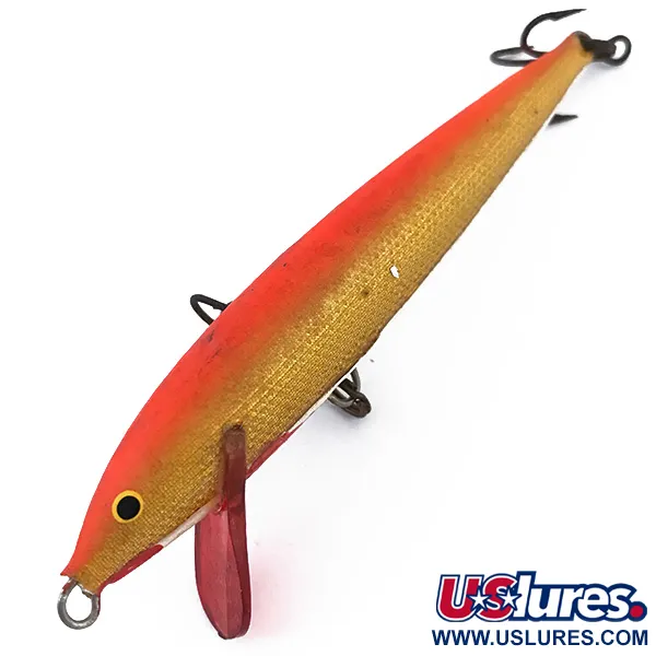 Rapala Original Floater Minnow, Oro, 4g, Legno di Balsa, #5014