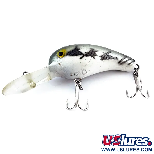 Cotton Cordell Big O Crankbait, Argento, 10g, Galleggiante, #5031