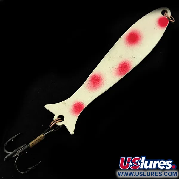 Williams Mooselook wobbler Ondulante, Bianco / Rosso, 5g, Coda Pesce, #5043