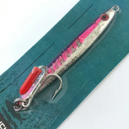 Luhr Jensen Deep Stinger Jig, Argento / Rosa, 21g, Vintage, #5051