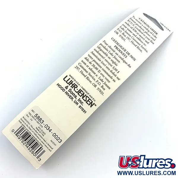 Luhr Jensen Deep Stinger Jig, Argento / Verde, 21g, #5052