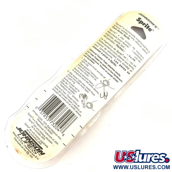 Johnson Sprite Ondulante, Nickel, 1/2oz, Wobble Action, #5065