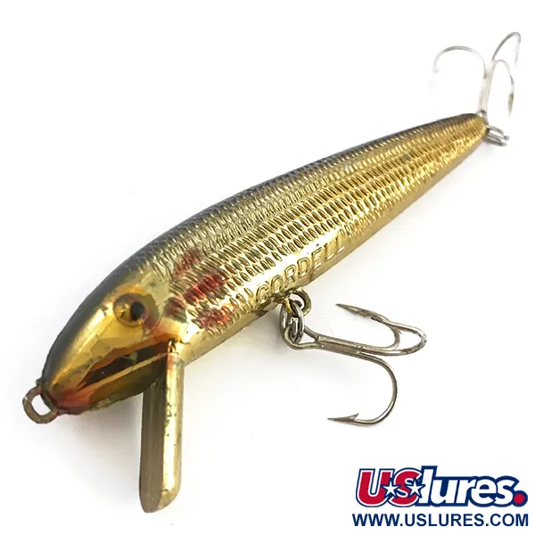 Cotton Cordell Red Fin Minnow, Oro, 5g, Squame Dorate, #5068