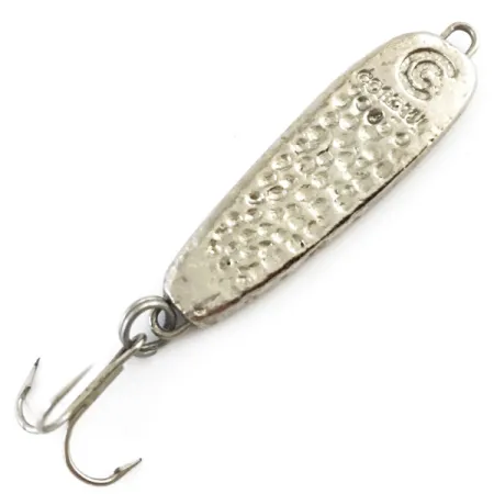 Cotton Cordell CC Spoon Jig, Argento martellato, 14g, Verticale, #5079