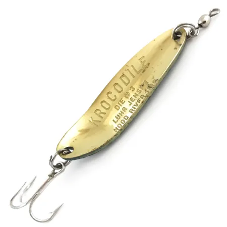 Ondulante Luhr Jensen Krocodile Die #3 UV, Fire Tiger/Oro, 14g, #5085