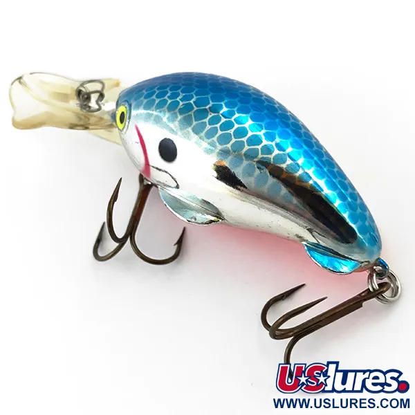 Luhr Jensen Brush Baby Uv Crankbait, Blu/Argento/UV, 12g, #5097