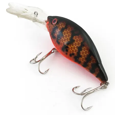 Luhr Jensen Hot Lips Express Crankbait, Red Tiger, 14g, Deep Diver, #5098