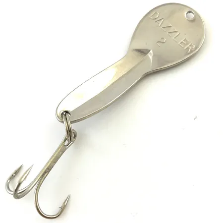 Ondulante Acme Dazzler #2, Nichel / Ologramma, 7g, Vintage, #5099