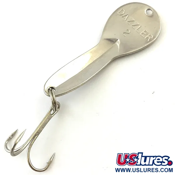 Ondulante Acme Dazzler #2, Nichel / Ologramma, 7g, Vintage, #5099