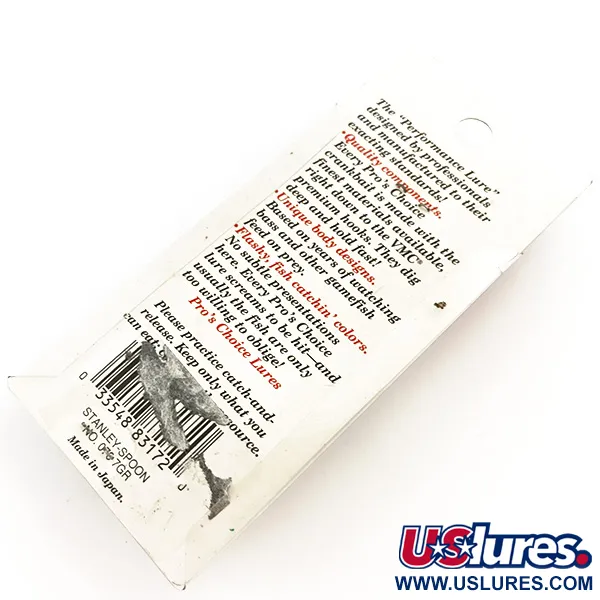 Stanley Jigs Pro’s Choice Ondulante, Argento/Ologramma, 7g, VMC, #5111