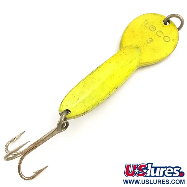 Glen Evans Loco 3 UV Ondulante, Giallo/Holo, 17g, Reattivo UV, #5125