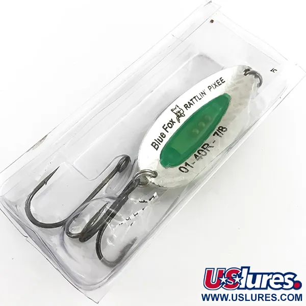 Blue Fox Rattlin Pixee Ondulante, Rainbow Gold/Verde, 24g, Rattle, #5130