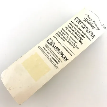 Luhr Jensen Tony Accetta Pet Spoon 14 Ondulante Antialga, Nichel, 7g, #5133