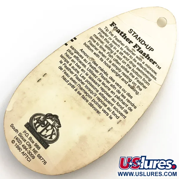 Apex Feather Flasher Jig, Chartreuse, 7g, Testa Stand-up, #5134