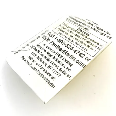 Panther Martin 2 Cucchiaino, Oro, 2.5g, Design In-Line, #5169