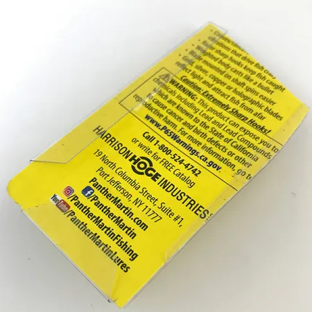 Panther Martin 4 Cucchiaino, Oro / Rosso, 4g, Pala in asse, #5170