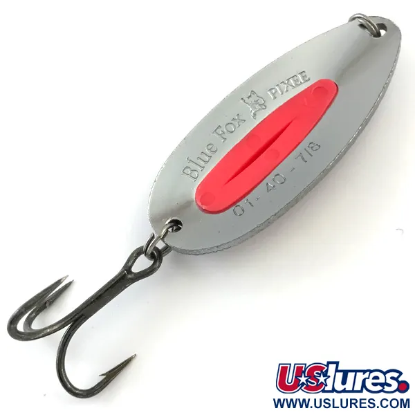Blue Fox Pixee UV Ondulante, Nickel martellato, 24g, UV Glow, #5179