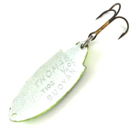 Thomas Buoyant UV Cucchiaino, Chartreuse/Bianco UV, 7g, UV Glow, #5186