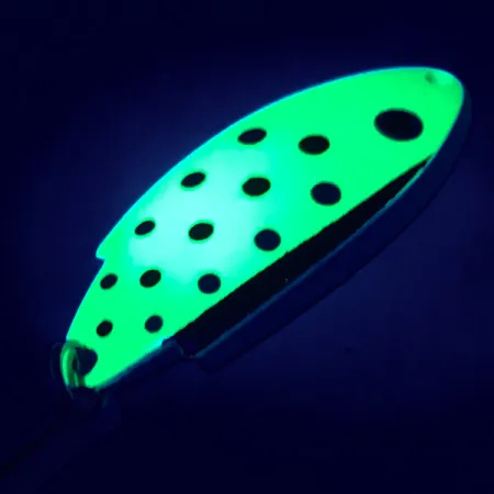 Thomas Buoyant UV Cucchiaino, Chartreuse/Bianco UV, 7g, UV Glow, #5186