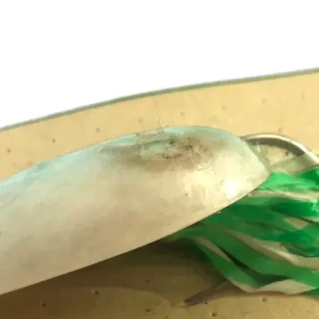 Hydro Lures Weedless Hydro Spoon UV Ondulante, Bianco/Verde, 14g, #5197