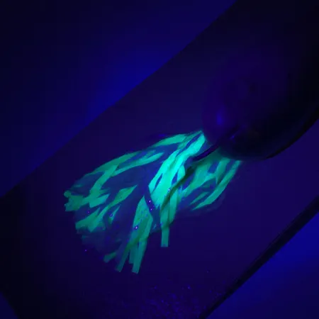 Hydro Lures Weedless Hydro Spoon UV Ondulante, Bianco/Verde, 14g, #5197