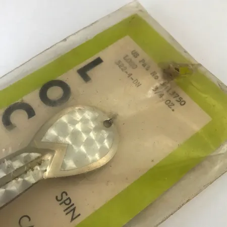 Glen Evans Weedless Loco Ondulante, Nickel/Ologramma/Giallo, 19g, #5200