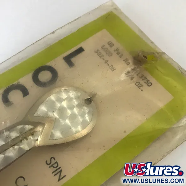 Glen Evans Weedless Loco Ondulante, Nickel/Ologramma/Giallo, 19g, #5200