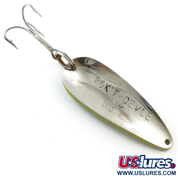 Dardevle Rok't Imp Ondulante, Yellow / Green / Nickel, 21g, #5222