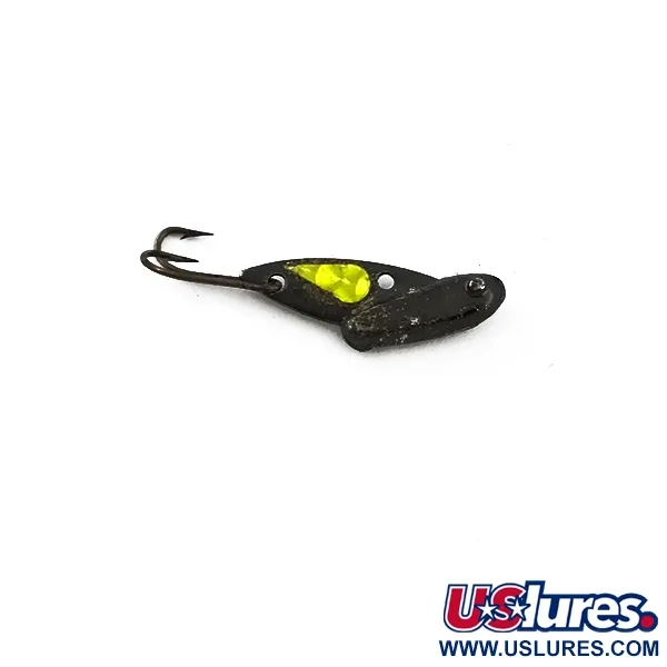 Reef Runner Cicada Blade Bait, Black / Green, 1,2g, Glow, #5241