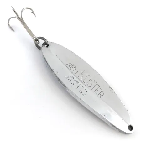 Abu Garcia Koster Ondulante, Argento, 28g, Scaglie Rilievo, #5249