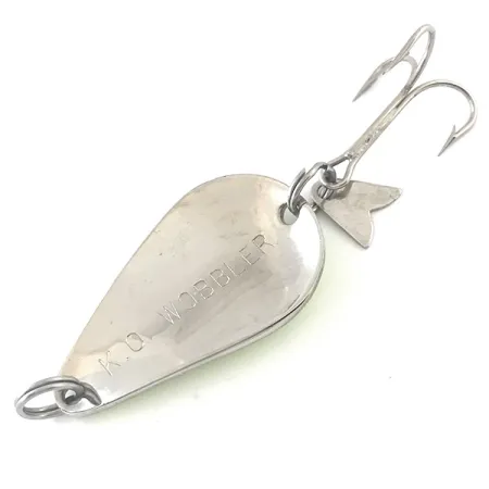 Ondulante Acme K.O. Wobbler UV, Nickel/Verde, 14g, Flipper, #5264